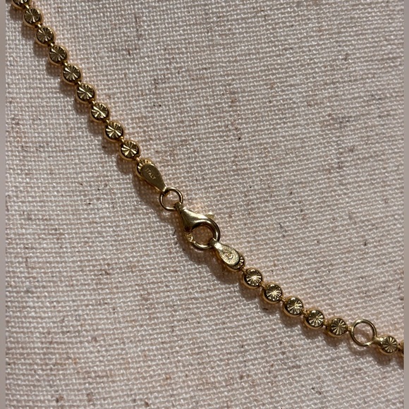NWOT- Awe Inspired’s Stardust Chain necklace, gold vermeil - Picture 3 of 15